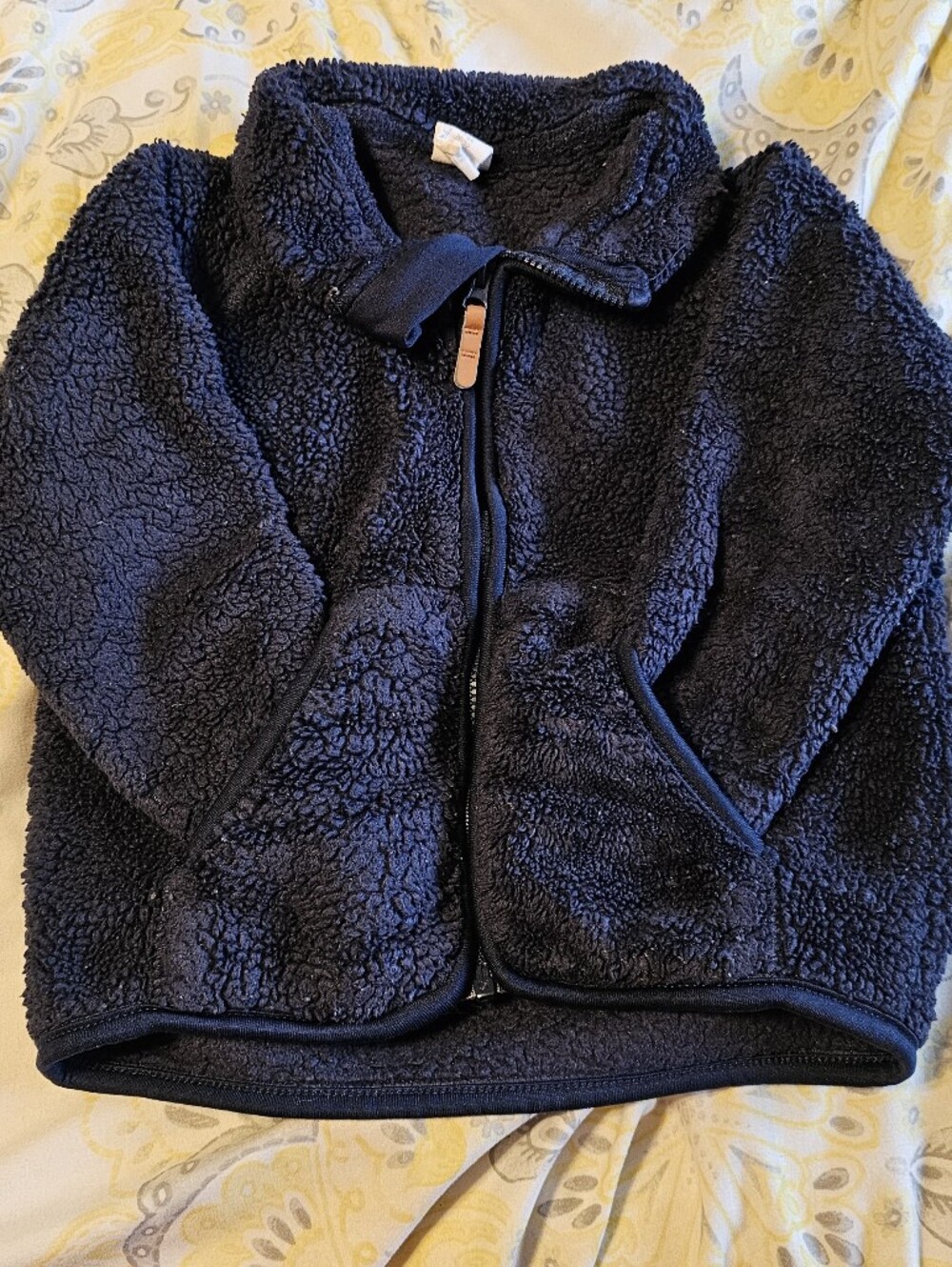 H&M Navy Blue Sherpa Jacket for Kids